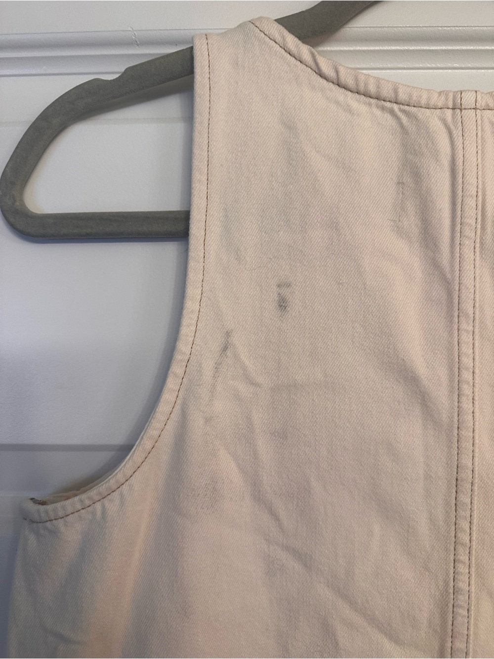 rag & bone Cream V-Neck Tank Dress - Picture 4 of 4